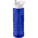 Bouteille de sport H2O Active® Eco Treble de 750ml avec couvercle à bec verseur, Gourde écologique publicitaire