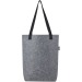 Sac shopping Felta avec large fond de 12L en feutre recyclé certifié GRS, Sac en feutrine publicitaire