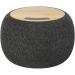 Haut-parleur Bluetooth® et tapis de charge sans fil Ecofiber en bamboo/RPET, Enceinte en bois ou bambou publicitaire