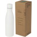 Bouteille isotherme Vasa en acier inoxydable recyclé certifié RCS de 500 ml avec isolation par le vide et couche de cuivre, gourde métal publicitaire