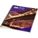 Carnet de notes à spirales A5 Desk-Mate® avec couverture arrière imprimée, carnet à spirales publicitaire