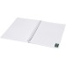 Carnet de notes à spirales A4 Desk-Mate® avec couverture arrière imprimée, carnet à spirales publicitaire
