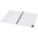 Carnet de notes à spirales A4 Desk-Mate® avec couverture arrière imprimée cadeau d’entreprise