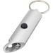 Lumière LED IPX Flare en aluminium recyclé et ouvre-bouteille avec porte-clés, porte-clés lampe publicitaire