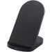 Socle de charge sans fil Loop de 15 W à double bobine en plastique recyclé certifié RCS, Porte-téléphone portable et support, socle, base pour smartphone publicitaire
