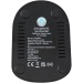 Socle de charge sans fil Loop de 15 W à double bobine en plastique recyclé certifié RCS cadeau d’entreprise