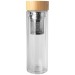 Bouteille à infusion Bailey en verre borosilicate de 400 ml avec couvercle en bambou regalo d'azienda