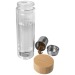 Bouteille à infusion Bailey en verre borosilicate de 400 ml avec couvercle en bambou regalo d'azienda