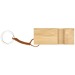 Support de téléphone en bambou Bosona avec porte-clés, Porte-téléphone portable et support, socle, base pour smartphone publicitaire