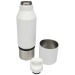 Bouteille isotherme Odessy de 600 ml en acier inoxydable recyclé RCS avec gobelet de 300 ml cadeau d’entreprise
