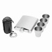 Set flasque et 4 gobelets, flasque publicitaire