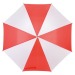Automatischer Bicolor-Regenschirm mit abgerundetem Griff, Standardschirm Werbung