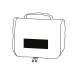 Trousse de toilette pliable 3 compartiments à suspendre, trousse de toilette publicitaire
