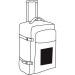 Trolley sac à dos 52x32x22/33 cm, Valise publicitaire