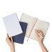 Carnet A5 à couverture rigide, élastique ton sur ton, Carnet à couverture rigide pubblicitario