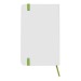Carnet A6 blanc avec élastique en couleur à couverture rigide cadeau d’entreprise