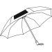 Parapluie tempête pliable à ouverture automatique, parapluie pliable de poche publicitaire