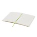 Carnet A5 blanc avec élastique de couleur à couverture rigide cadeau d’entreprise