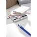 Carnet A5 blanc avec élastique de couleur à couverture rigide, Carnet à couverture rigide publicitaire
