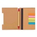 Bloc-notes à couverture rigide avec marque-pages repositionnables, bloc-notes reclame