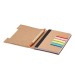 Bloc-notes à couverture rigide avec marque-pages repositionnables bedrijfs cadeau