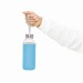 Bouteille en verre avec gaine 45cl, bouteille publicitaire