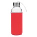 Bouteille en verre avec gaine 45cl, bouteille publicitaire