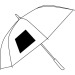 Parapluie transparent VIP, parapluie transparent publicitaire