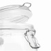 Bocal en verre clicky d'environ 500ml cadeau d’entreprise