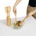 Ensemble de spatules en bois cooking time, cuillère en bois pubblicitario