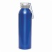 Bouteille aluminium 65cl bouchon transparent, bouteille publicitaire