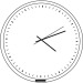 Reloj de pared inalámbrico URANUS, reloj y mecanismo de relojería publicidad