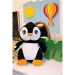 Grande peluche pingouin SKIPPER, pingouin reclame