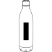 Bouteille sous vide 1L à double paroi, Gourde isotherme reclame