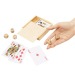 Coffret de cartes et dés, jeu de cartes publicitaire