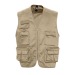 Gilet safari WILD, Gilet ou veste reporter multi-poches publicitaire