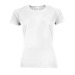 Miniatura del producto Camiseta deportiva de manga raglán para mujer - blanca 1