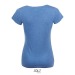 Miniatura del producto Camiseta cuello redondo mixto mujer - color 4