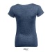 Tee-shirt femme col rond  mixed women - couleur, textile Sol's publicitaire