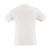 Camiseta infantil con cuello redondo, manga corta - MILO NIÑOS - Blanco, ropa de niños publicidad