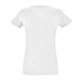 Tee-shirt femme col rond ajusté - REGENT FIT WOMEN - Blanc cadeau d’entreprise