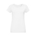 Tee-shirt jersey col rond ajusté femme - MARTIN WOMEN - Blanc, textile Sol's publicitaire