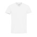 Tee-shirt homme col v - IMPERIAL V MEN - Blanc, textile Sol's publicitaire