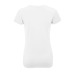 T-Shirt mit Rundhalsausschnitt, Damen - MILLENIUM WOMEN -Weiß Geschäftsgeschenk