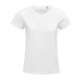 PIONEER WOMEN - Tee-shirt femme jersey col rond ajusté - Blanc, textile Sol's publicitaire