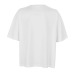 Tee-shirt blanc femme 100% coton bio boxy cadeau d’entreprise
