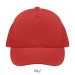 Casquette 5 pans SEOUL, textile Sol's publicitaire