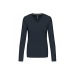 Tee-shirt femme manches longues encolure V Kariban, Textile Kariban publicitaire