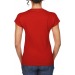 T-Shirt, Damen, V-Ausschnitt Soft Style Gildan, Gildan-Textilien Werbung