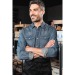 Chemise denim manches longues Kariban, Chemise en jean publicitaire